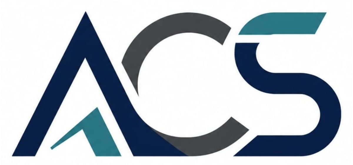 Abstract ACS geometry representing evidence moving through decision to controlled delivery